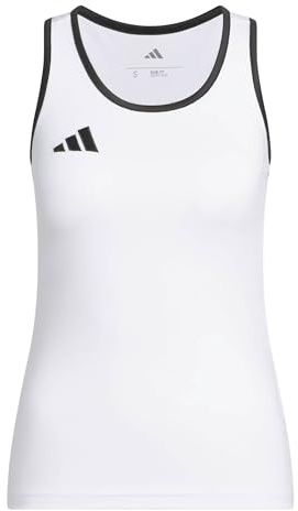 adidas Damen Entrada26 Tank Top Shirt, White/Black, S
