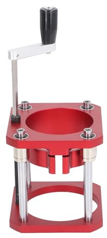 Fockety Oberfräsen-Hebebasis, Aluminiumlegierung, Edelstahl, Holzbearbeitung, Oberfräsentisch-iinsatzplatte MIT 4-Backen-Klemmung, 54 Mm Frergisch-Hebessystem-Basis für Motor MIT 64-65 MMMM-65