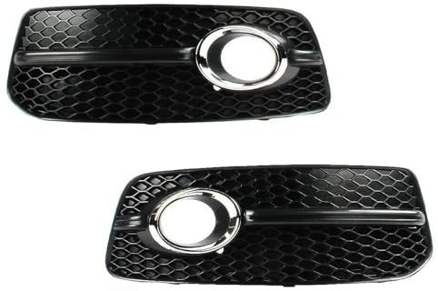 Rejilla Parachoques Delantero Rejilla Luz Antiniebla Delantera Negra Brillante Para Q5 Para S-Line Sport 2009 2010 2011 2012 8R0807681 Y 8R0807682