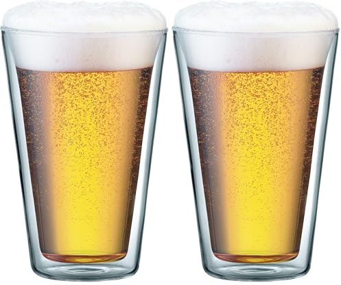 Bodum - 10110-10 - Canteen - Set 2 Verres Double Paroi - 40 cl (Lot de 2)