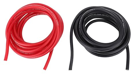 UPALDHOU 8 Gauge Wire, 8AWG Automotive Power Ground Cable High Temperature Tolerant, with Heat and Abrasion Proof Insulating Material, for Car RV Trailer Boat Indoor Lighting Speakers (20FT)