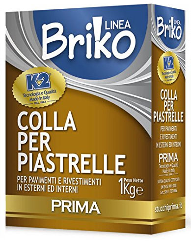 12 PZ Di LINEA BRIKO COLLA PIASTRELLE EXTRA DA KG. 1
