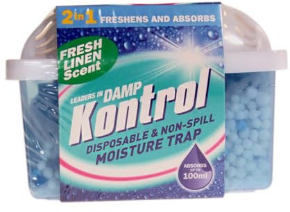Kontrol Mini Fresh Linen Scent Moisture Absorber Trap Absorbs up to 100ml