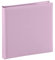 Hama Fotoalbum Jumbo 30x30 cm (Fotobuch mit 80 weißen Seiten, Album für 320 Fotos zum Selbstgestalten und Einkleben) rosa pastell