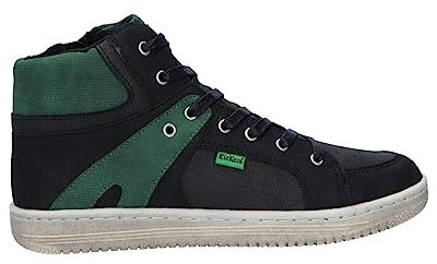 Kickers Stivali per Bambina e Bambino 739353 Lowell 82 Noir Vert Size-Map 31 EU