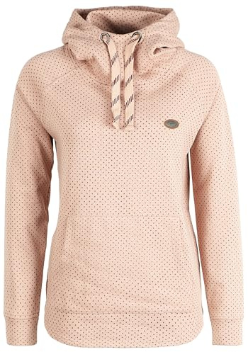 OXMO Amina Damen Kapuzenpullover Hoodie Pullover mit Kapuze, Größe:M, Farbe:Mahogany Rose Melange (1515111)