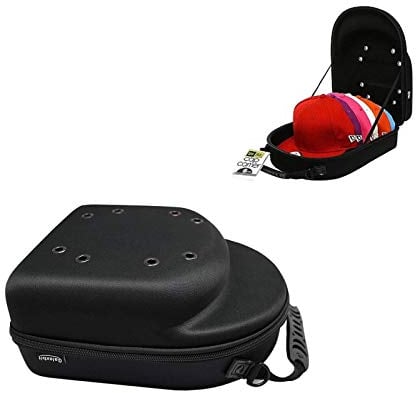 Hosoncovy Hard Eva Hut Tasche Baseball Hut Tragetasche Peak Cap Reiseetui Cap Aufbewahrungskoffer Hutträger mit Schultergurt