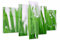 Tulup Glasbild 170x100cm 5 Teile Wandbild Wandkunst Deko Gehärtetem Sicherheitsglas Küche & Wohnzimmer Akrylglas - Grashalme