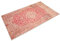 Wecon Home Badteppich, Badematte, rutschfest und Waschbar, Vintage Oriental, Polaroid (80 x 150 cm, rot)