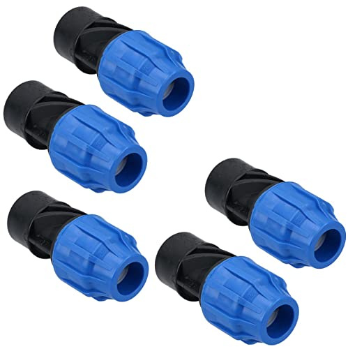 20mm x 3/4 MDPE Female Adapter Compression Coupling Fitting Water Pipe 5PK