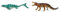 SCHLEICH 15026 Mosasaurus & 15025 Kaprosuchus