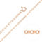Old English Jewellers 9ct Rose Gold on Silver Belcher Chain Necklace 2.5mm - 16 18 20 22 24 26 30 (24)