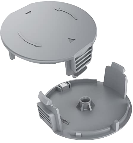 TRUSTLIONTEK Trimmerabdeckung, kompatibel mit Bosch UnicersalGrassCut 18/18-26/18-260 Rasentrimmer, kann Prototyp Trimmerabdeckung 1600A01R5J ersetzen.(2 Stück)