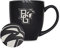 Rico Industries NCAA Bowling Green Falcons Main 473 ml mattschwarze Bistro-Tasse – für heiße oder kalte Getränke – Team-Logo geätzt für einzigartiges Gefühl