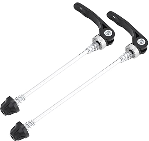 Watris Veiyi Fahrrad Schnellspanner, Vorderrad und Hinterradnabe Fahrradnaben Set, Front and Rear Quick Release, Bicycle Quick Release für MTB Rennrad und Road Bike