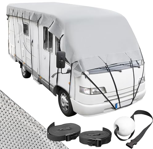 ONVAYA® Wohnmobil Dachabdeckung mit Aufbewahrungstasche | 6 x 3 m | Abdeckplane für Wohnwagen | Wetterbeständige Schutzhülle | Atmungsaktiv & Reißfest