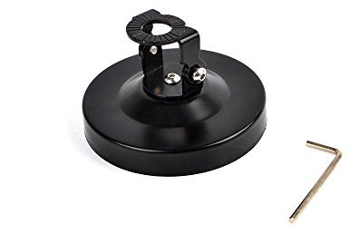 YNIBST Flexible Angle Adjustment Magnetic Antenna Base Ham Mobile Radio 4inch(10CM) Magnet Mount, Suitable for Car Mounted Transceiver and Antenna