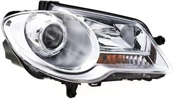 EDA PREMIUM auto Scheinwerfer Rechts 1T1941006B passend für VW TOURAN 2007-2010, mit Stellmotor für LWR, H7/H7, ECE