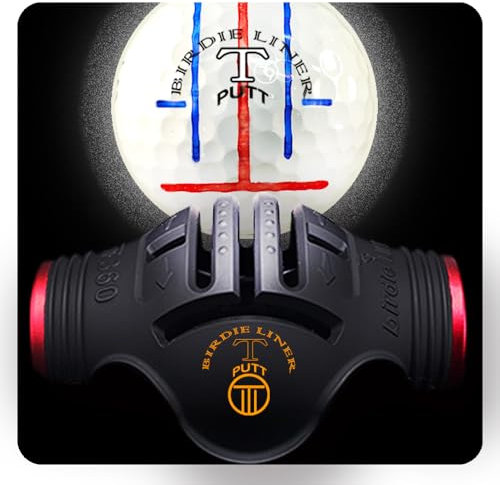 BIRDIE79 Birdie Liner Guide d'alignement de putting de golf T-putt | Améliore la précision, la cohérence et la confiance | Outil parfait pour tous les golfeurs