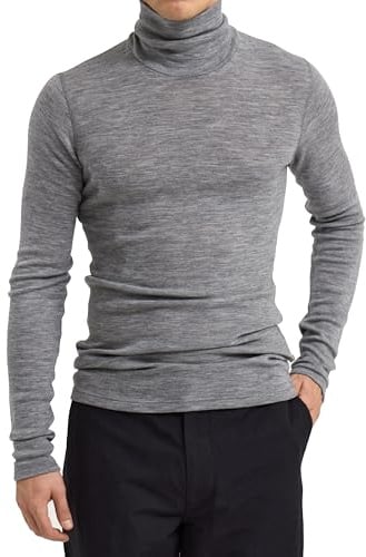 Dilling Herren Rollkragenshirt aus Merinowolle