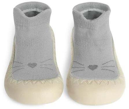 flintronic Scarpe per Primi Passi per Bambini, Sneakers con Suola Morbida Antiscivolo per Bambini, Scarpe da Passeggio per Neonati Traspiranti, Scarpe per Bambini con Suola in Gomma Morbida