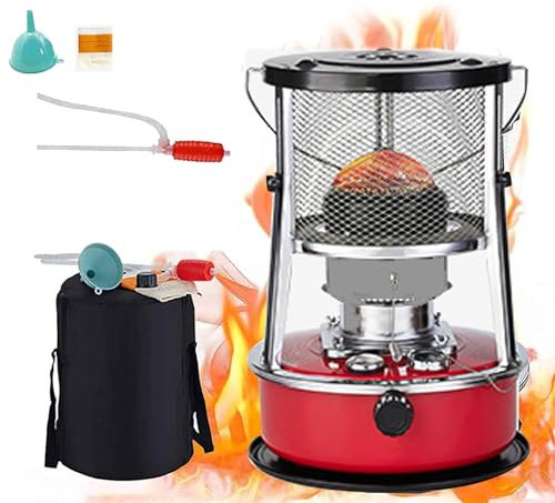 Tragbarer Petroleumheizer Camping Ölheizungen für Drinnen und Draußen Terrasse Deck Zuhause, 5,2L