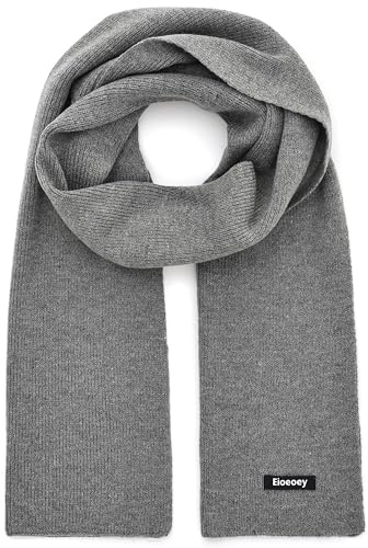 Eioeoey Herren Schal Gestrickt Dicker Cashmere Schals Herren Warm Weiche Wolle Kaschmir Schal Herren für Winter