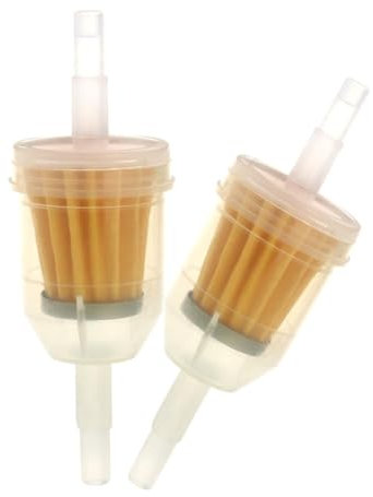 TINEASUR 10pièces Filtre à Essence Ligne Pour Petits Moteurs Tondeuses à Gazon Tracteurs Et Générateurs Avec Anneau Acier