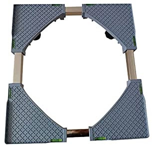 BDAYEK Washing machine stand Multi-Functional Adjustable Base Refrigerator Holder Bracket Proof length/width 45-68cm stent Washing Machine Base Stand Universal Rack Wine Cooler - 400kg(8legs,14-17cm)