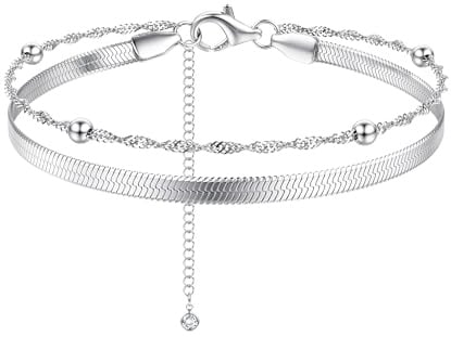 ORAZIO 1 Stück Armband Damen Silber 925 Armreif 14K Gold Vergoldete Armbänder Goldene Geschichtet Armreifen Gold Damen Gold Schmuck