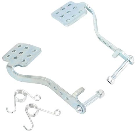 RiToEasysports Go-Kart-Pedale, Brems-Gaspedal-Set aus Stahllegierung mit Anti-Rutsch-Design für 212 Road Rocket, Ideal für Heimwerker- und Vintage-Go-Karts