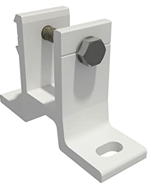 VANA SPP058, 35mm, Aluminium, weiß, 1-Stück, Markisen Wandhalterung Wandkonsole mit Befestigung
