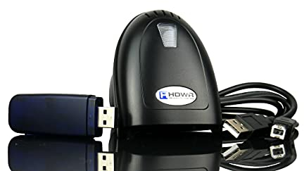 Drahtloser Barcode-Scanner, Liest 1D-Codes, Speichermodus, 2.4G, Präfix und Suffix, HDWR HD43