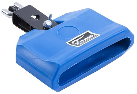 Fame Percussion Block, Blau, High Pitch, Robuster Kunststoff, 13x9x3.8 cm, Leicht Montierbar, Ideal für Drumsets, Percussion Ensembles - DRU0028711-000