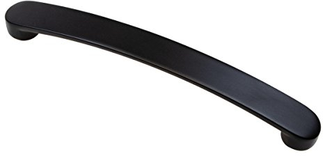 Gedotec Design Schubladengriff 160 mm Möbelgriff Antik schwarz matt Schrankgriff Küche - VINE | Bogengriff für Schrank-Türen - Möbel & Schubladen | 1 Stück - Metall Bügelgriff Vintage mit Schrauben