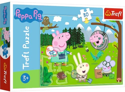 Peppa Pig Puzzle - 30 Piece Jigsaw Puzzles Children Aged 3+ - Peppa & Friends Learning Jigsaws For Kids