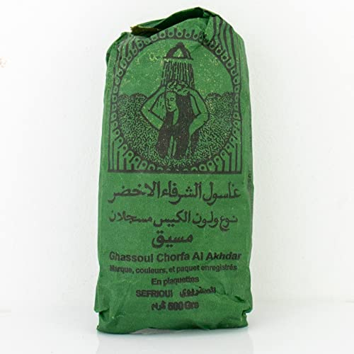 6 X 500 Gramm Ghassoul/Rhassoule Wascherde Stücken, Lavaerde für Haar- & Körperpflege, Marokkanische premium Tonerde, Natürlich & Vegan, Bio vegane Peeling, Heilerde, Sauna