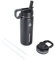 Thermoflask Bouteille d'eau isotherme à double paroi en acier inoxydable avec deux couvercles, 532 ml, noir