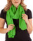 DOLCE ABBRACCIO by RiemTEX Schal Damen PRIMAVERA in Apfel Grün Stola XXL Tuch Halstücher aus Chiffon für Sommer Frühling Ganzjährig Schals & Tücher Chiffontücher Scarf Kleider (Apfelgrün)