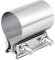 EVIL ENERGY 2.75 Inch Exhaust Clamp,2 3/4 Butt Joint Band Clamp Sleeve Coupler Stainless Steel for Pipes,Mufflers,Catalytic Converters 1PCS