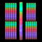 Relaxdays Bâton Lumineux LED en Lot de 24, bâtonnets Clignotants en Mousse, 3 Modes, avec Piles, fêtes, Festivals, Blanc