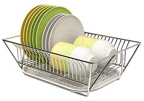 Edelstahl Abtropfgestell Trocknen Rack Abnehmbare Rost Beweis Utensil Holde Für Küche Zähler Lagerung Rack