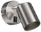 ledscom.de Wandleuchte WAIKA, Schalter, edelstahl matt, rund, 1x GU10 max. 60W