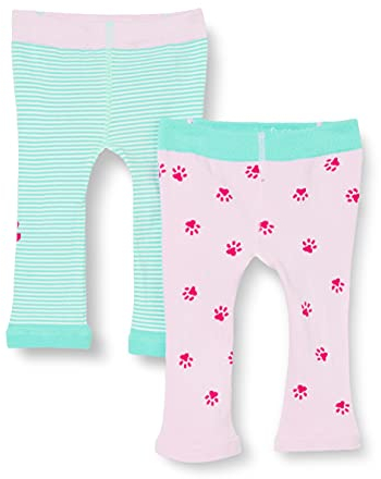 Joules Baby-Mädchen Lebendig Leggings, Katzen-und Hundepfoten, 0-6 Monate