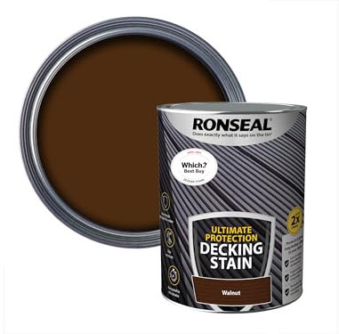 Ronseal Ultimate Decking Stain Walnut 5L