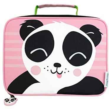 Harry Bear Girls Panda Lunch Bag Kids School Lunch Box Pink One Size