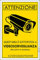 PUBBLIMANIA AREA VIDEOSORVEGLIATA Cartello in alluminio metallo 3 mm di spessore. Telecamera CCTV (N° 1 - Cm 15x20)