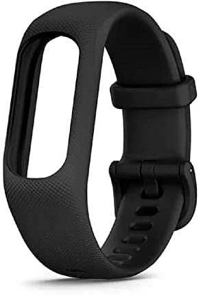 Garmin Schnellwechsel-Armband aus Silikon für Vivosmart 5, Ersatzarmband, Schwarz