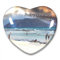 Spanien Fuerteventura Kühlschrankmagnet Kühlschrank-Aufkleber Kollektion Dekorativer Magnet Reise-Souvenir Herzform Kristallglas