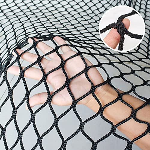 KACQIYT Sicherheitsnetz Kinder Schutznetz Treppe Zaun Sicherheitsschutz Fangnetz Abdecknetz für anhänger Baseball Softball Return Trainer Net Sport Ball Stopp Netz Knotenlos Schutznetz